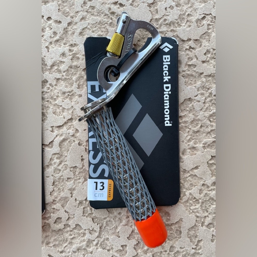 NEW Express Ice Screw 13cm - Black Diamond. Use in ice, alpine & mixed climbing